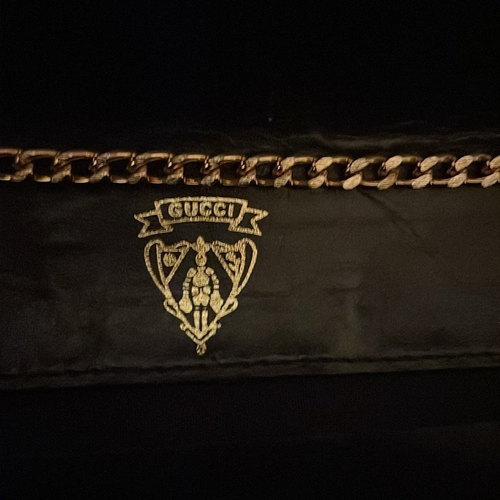 Gucci Crossbody Gucci Clutch GG Clutch Vintage Gucci Bag GUCCI w COA - Picture 4 of 17